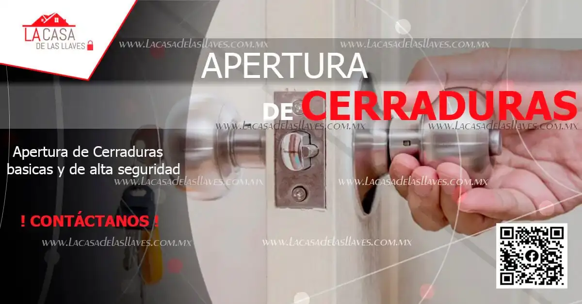 Apertura de cerraduras 24 horas en Lomas de Chapultepec CDMX